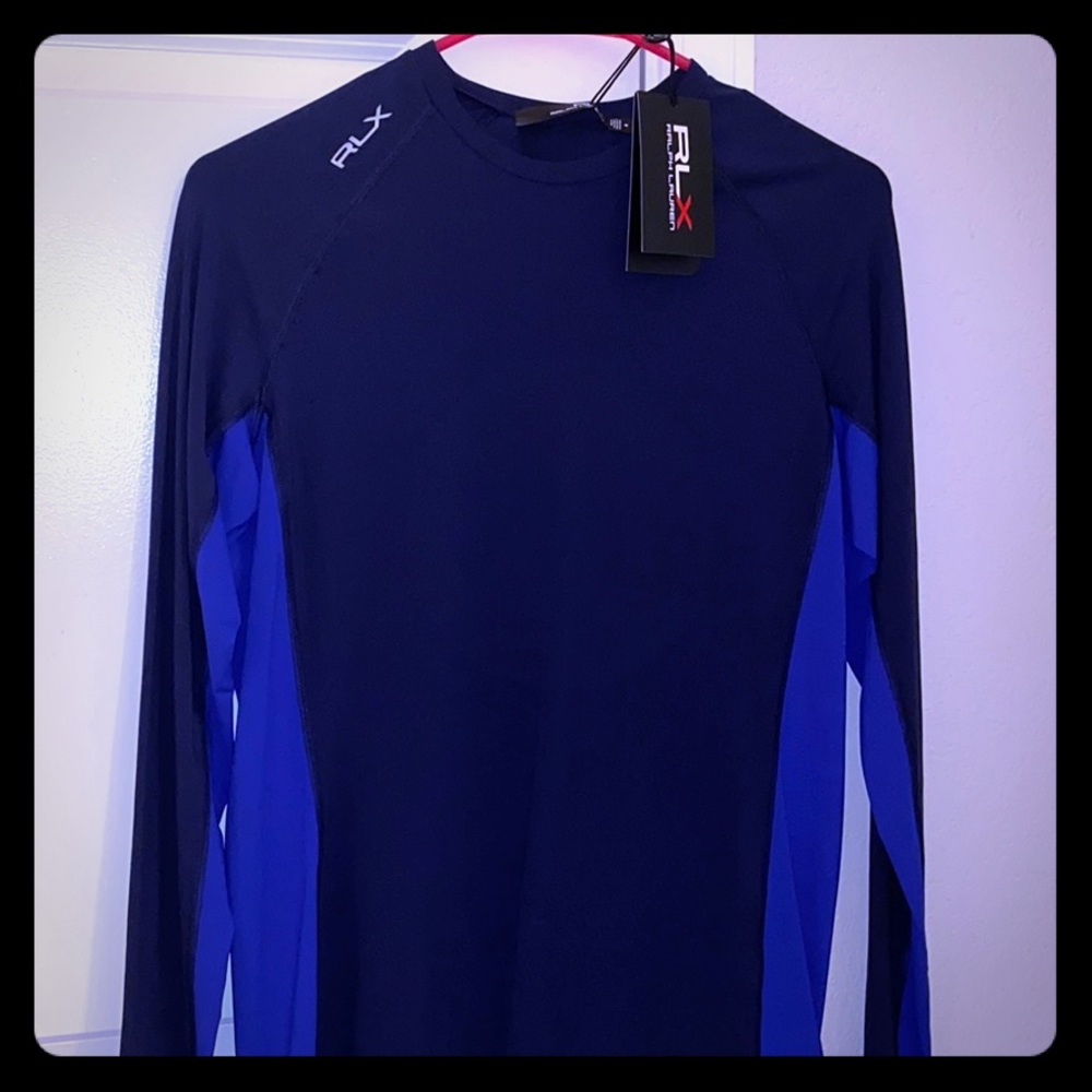 Navy Blue Ralph Lauren Workout Top